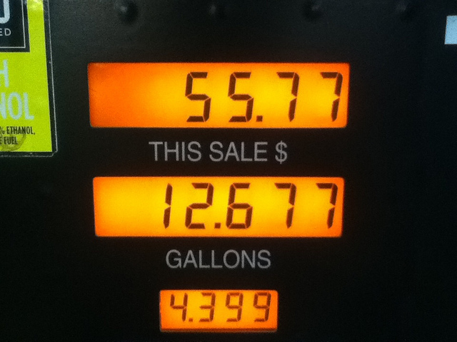 ガソリンスタンドの価格